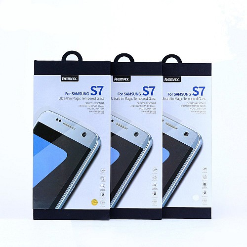 Remax Glass Protector Full 3D For Samsung Galaxy S7 0.3mm Black 52221