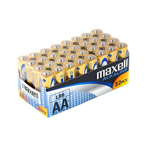 Αλκαλική Μπαταρία Maxell Alkaline LR6/AA Alkaline Battery 32τμχ (M49025AA) (MAX49025AA)