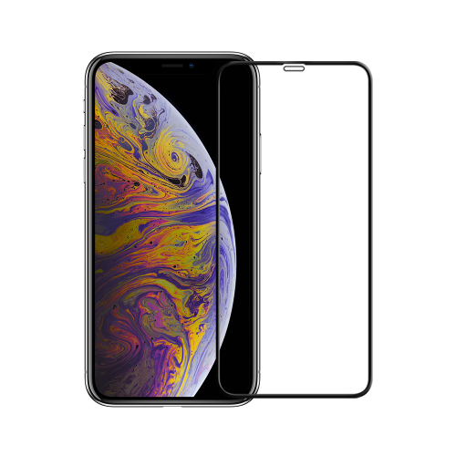 Glass protector Full For iPhone XS Max / 11 Pro Max 0.3mm Black - 52475