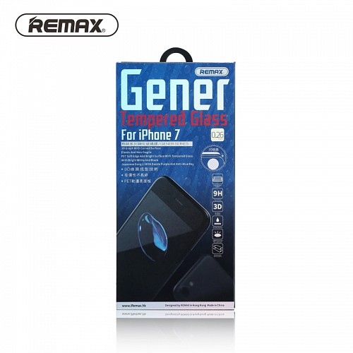 Remax Gener Glass Protector Full 3D For iPhone 7 0.26mm Black 52241