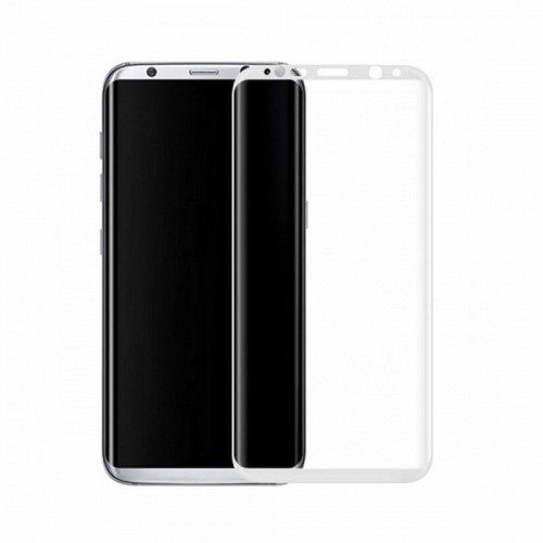 Full-Screen Cover Glass Protector For Samsung Galaxy S8 0.26mm White 52288